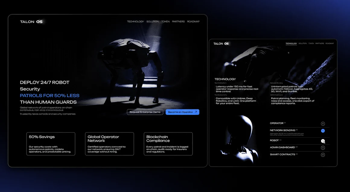 Project preview Talon OS